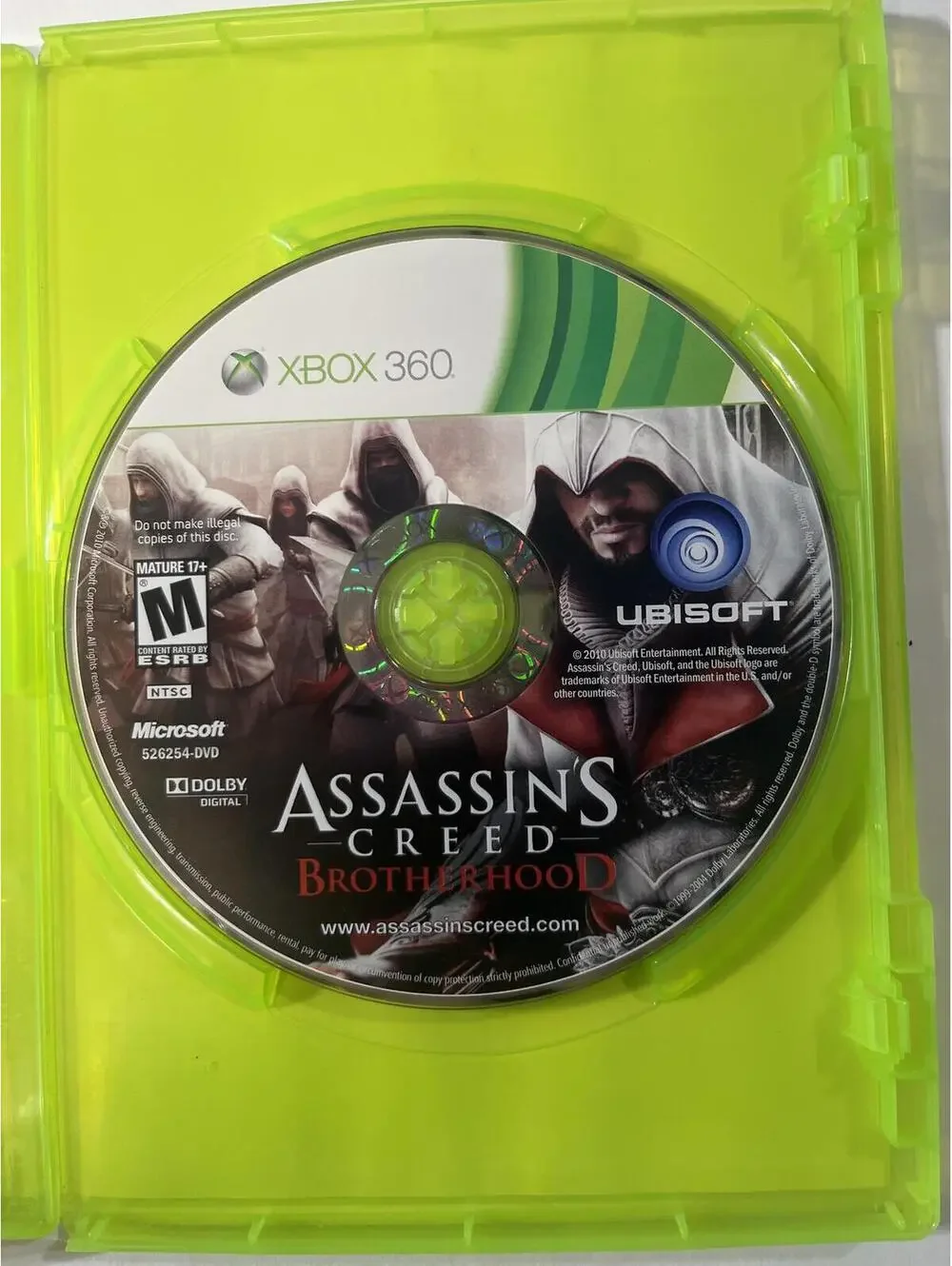 Xbox 360 Games 3 Disc Lot- Fable III Assassin's Creed Brotherhood Street Fighter